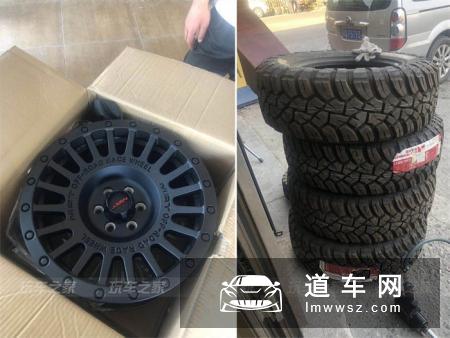 东风锐骐6改装案例 更换避震轮毂轮胎