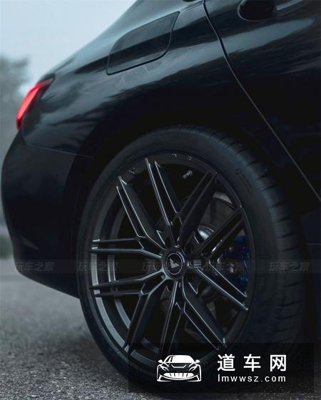 全新一代宝马M340i（G20）改装案例 轮毂升级轮胎加宽