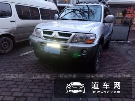 三菱帕杰罗V73改装轮毂 升高避震