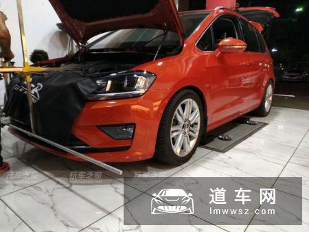 大众高尔夫嘉旅改装 border S1绞牙避震