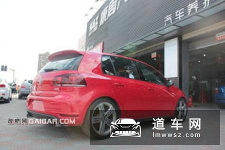 大众高尔夫嘉旅改装 border S1绞牙避震