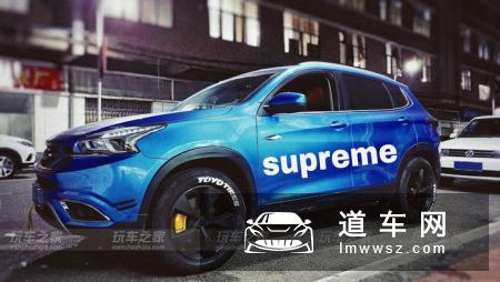 奇瑞瑞虎7改装案例 国产SUV改装轮毂后也很好看