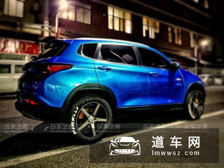 奇瑞瑞虎7改装案例 国产SUV改装轮毂后也很好看