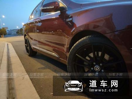 吉利博瑞改装19寸大轮毂 245/40超薄轮胎