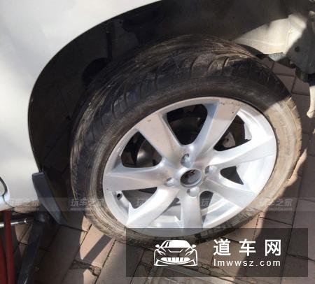 小车也有乐趣 北斗星改装15寸星星轮毂