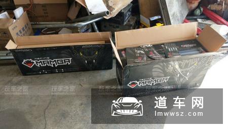 车友提哈弗H9后马上就开始改装，升高2寸减震提高越野能力
