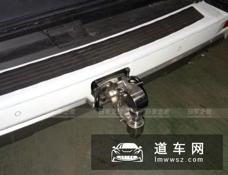 车友提哈弗H9后马上就开始改装，升高2寸减震提高越野能力